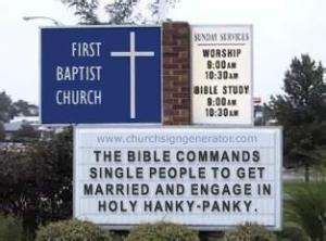 Marriage Sign